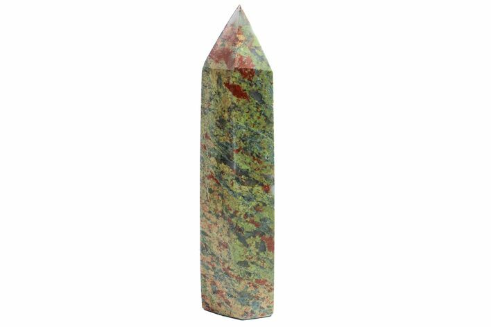 Tall, Polished Unakite Obelisk - South Africa #151889